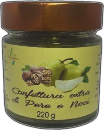Confiture extra de poires et noix